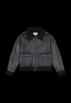 Shearling Jakke, Black, L