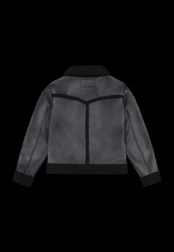 Shearling Jakke, Black, L