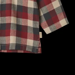 Shelby Skjorte, Red Blue Check, 92 cm