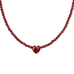 Sienna Heart Halskæde, Gold Plated, 40+3 cm