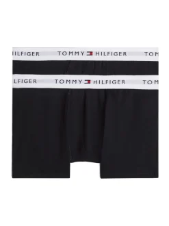 Signature 2-pak Trunks, Black/Black, 152-164 cm