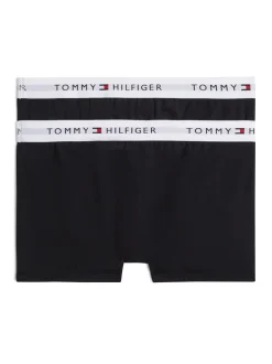 Signature 2-pak Trunks, Black/Black, 152-164 cm