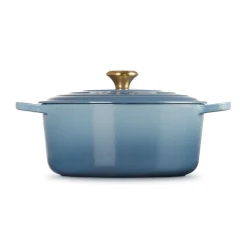 Signature Rund Støbejernsgryde, Chambray, 6,7 L