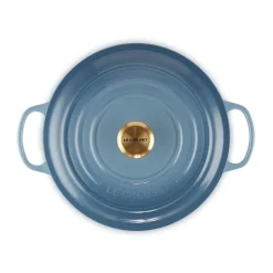 Signature Rund Støbejernsgryde, Chambray, 6,7 L