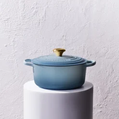 Signature Rund Støbejernsgryde, Chambray, 6,7 L