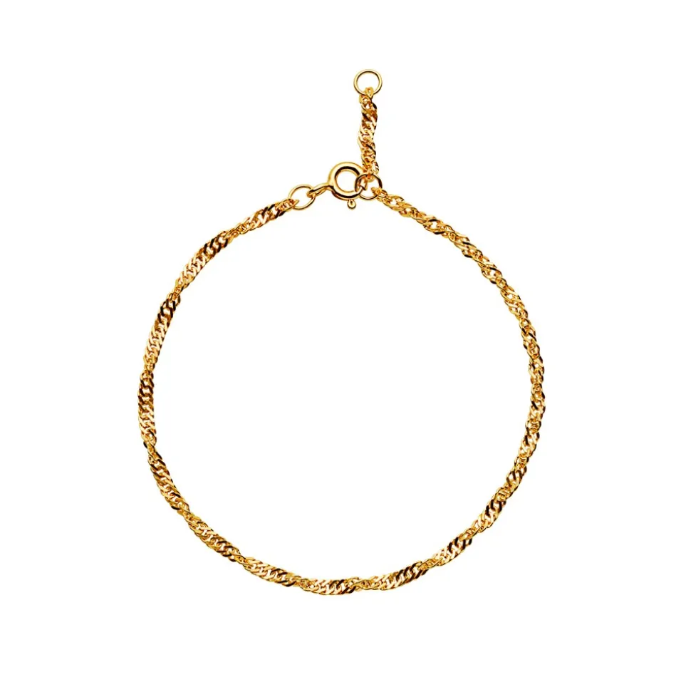 Sigrid Armbånd, Guld, 17,5 cm