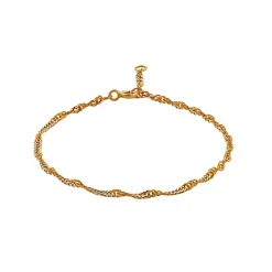 Sigrid Armbånd, Guld, 17,5 cm