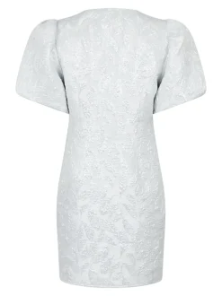 Sika Metallic Kjole, Silver, 38