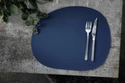 Silikone Dækkeserviet, Dark Blue, 33,5x41 cm