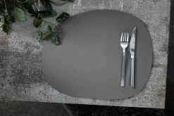 Silikone Dækkeserviet, Grey, 33,5x41 cm