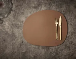 Silikone Dækkeserviet, Mocca, 33,5x41 cm