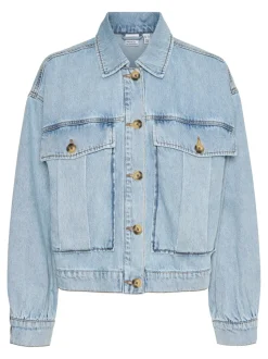 Silka Denimjakke, Light Blue Denim, XL