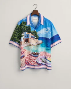 Silke Skjorte, Rich Blue, XL