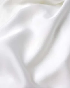 Silky Bamboo Pudebetræk, Pearl White, 60x63 cm