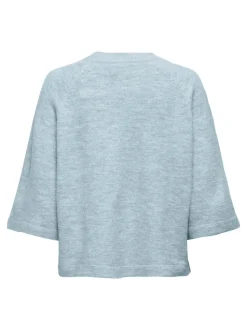Simoni Striktrøje, Cashmere Blue, M