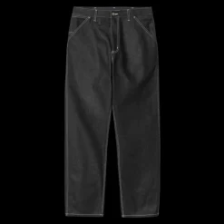 Simple Bukser, Black (Rigid), W27/L32