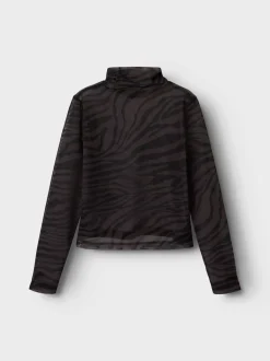 Sinna Bluse, Black Zebra, 122-128 cm