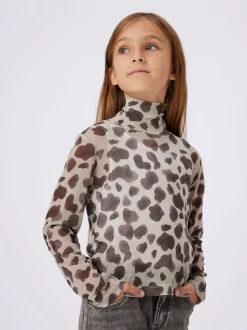 Sinna Bluse, Whitecap Gray Leo, 146-152 cm