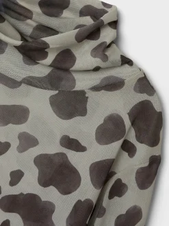 Sinna Bluse, Whitecap Gray Leo, 146-152 cm