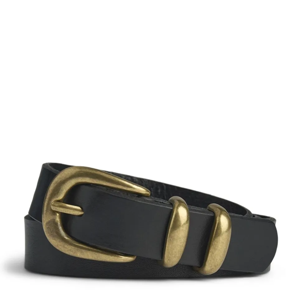 Siona Bælte, Black/Gold, 105 cm