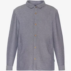 Siryan Twill Overshirt, Stormy Blue, XXL