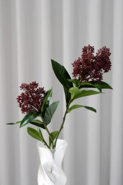 Skimmia Berry Kunstig Blomst, Bordeaux