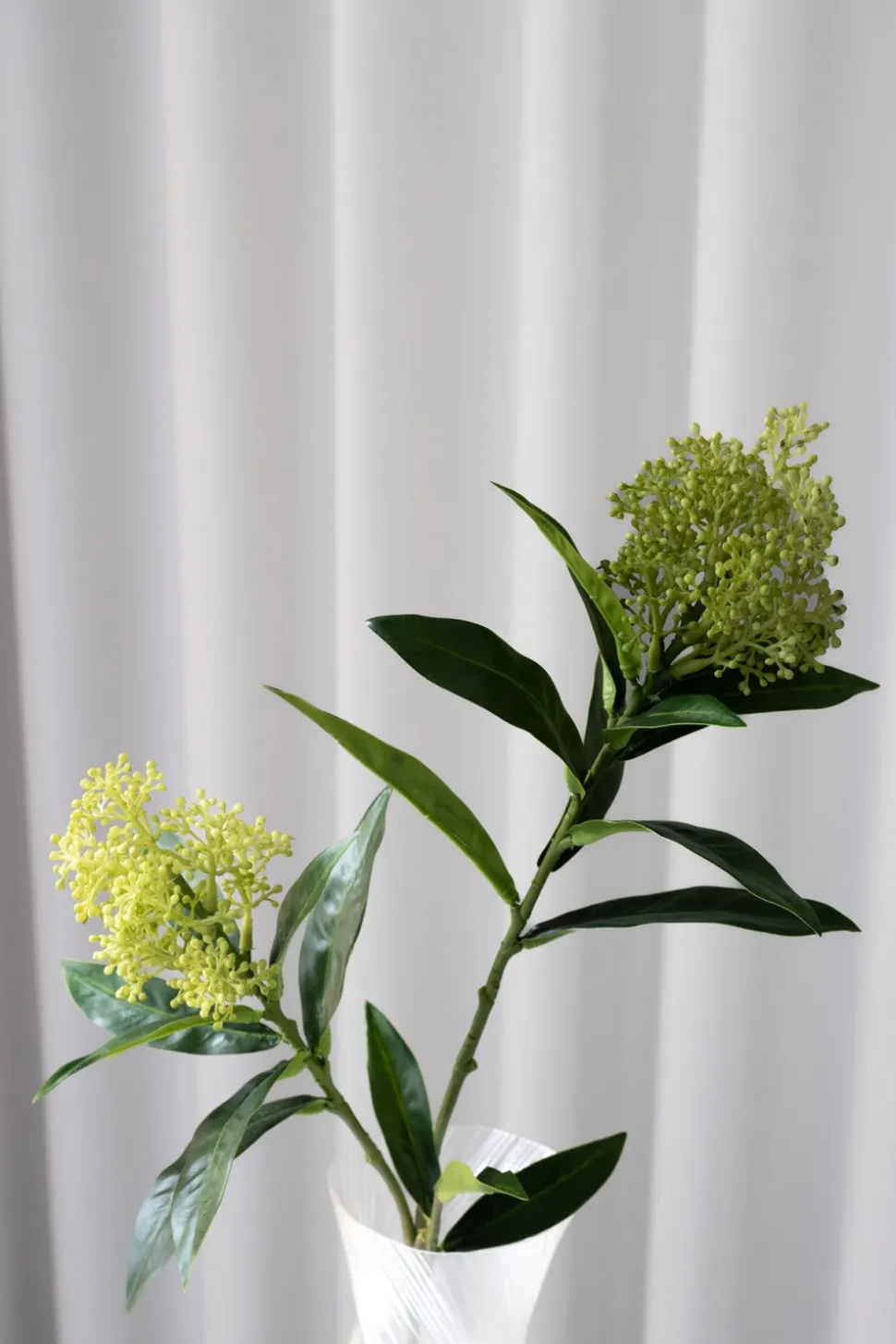 Skimmia Berry Kunstig Blomst, Green