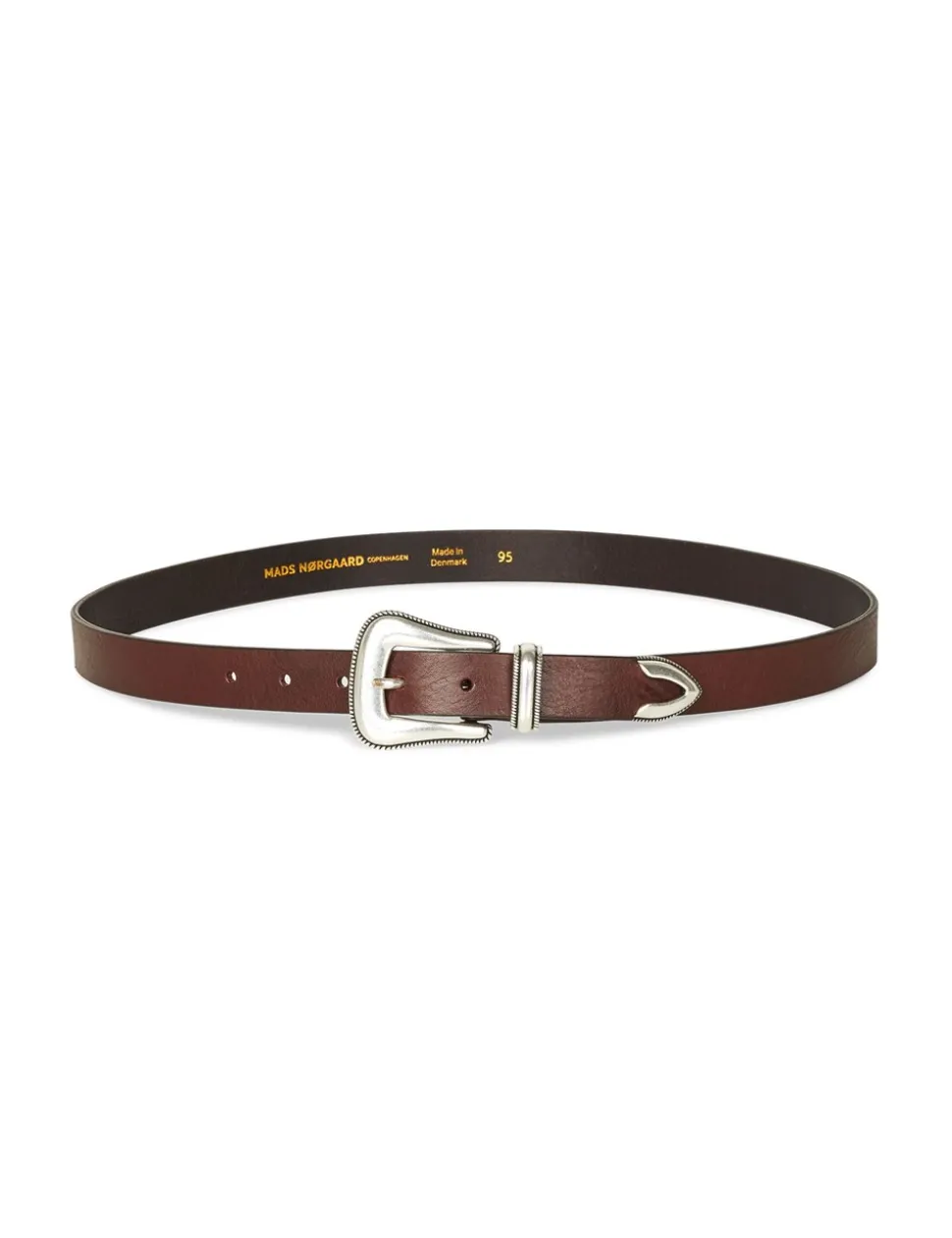 Skin Billy Bælte, Dark Brown, 95 cm