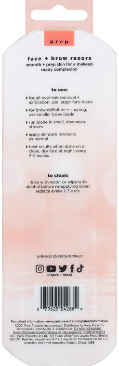 Skinimalist Face & Brow Razors