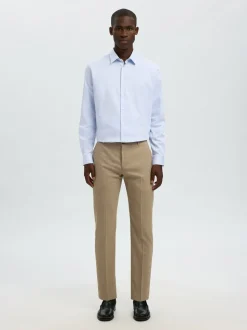 Slim-Performance Skjorte, Light Blue, M