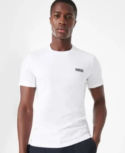 Small Logo T-shirt, White/Black, L