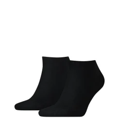 Sneaker 2-pak Ankelstrømper, Sort, 43-46