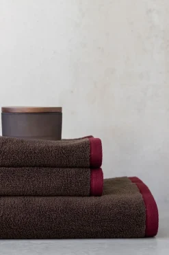 Soft Håndklæde, Brown/Sand, 50x90 cm