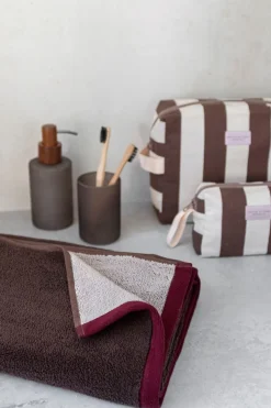 Soft Håndklæde, Brown/Sand, 50x90 cm