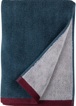 Soft Håndklæde, Midnight Blue/Light Grey, 70x133 cm