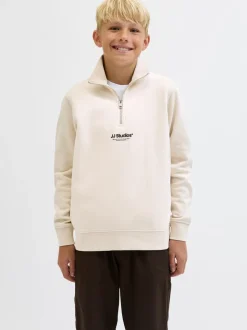 Soho Quarter Zip Sweatshirt, Moonbeam, 164 cm