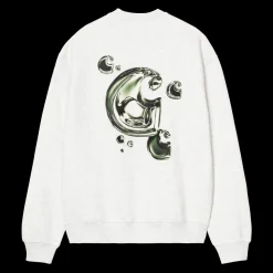 Solar Chrome Sweatshirt, Ash Heather, L