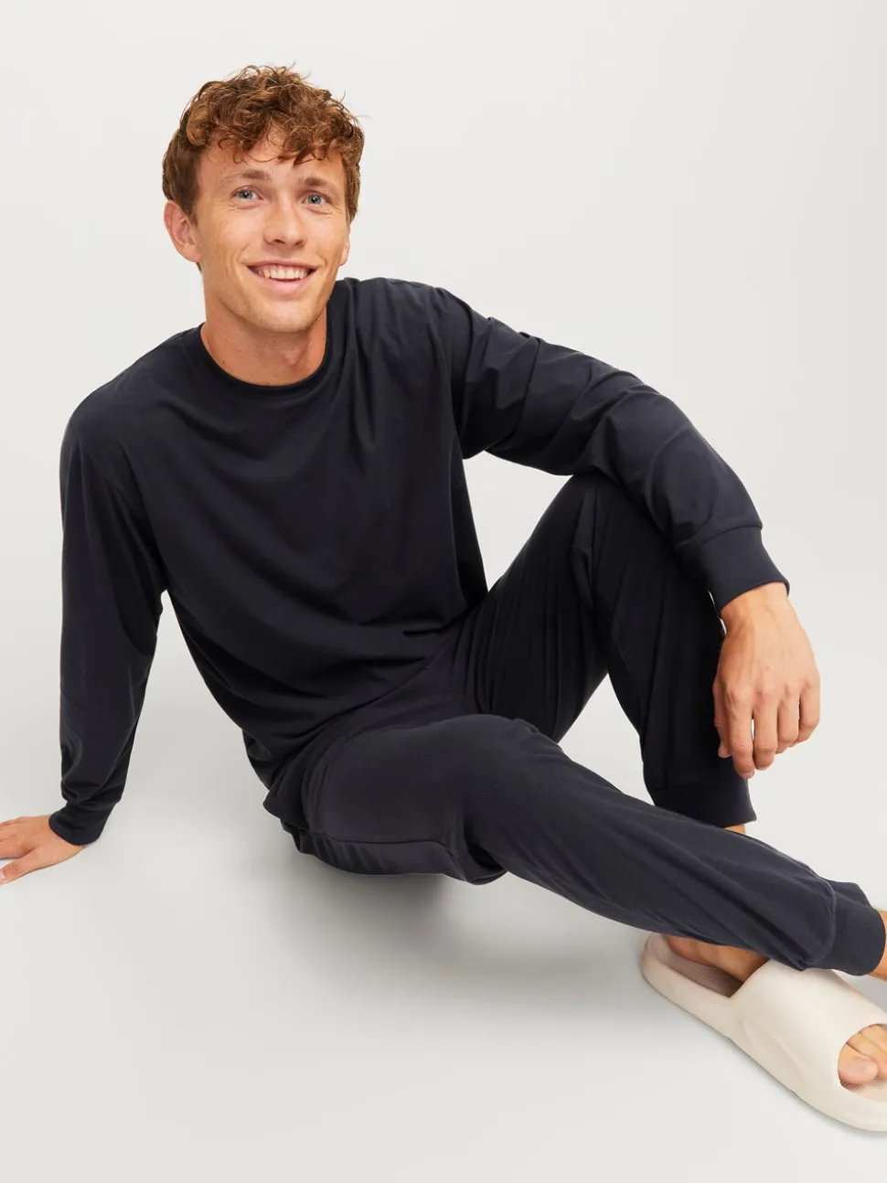 Solid Lounge Sæt, Black, S