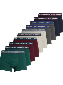 Solid 10-pak Trunks, Dark Grey Melange, XXL