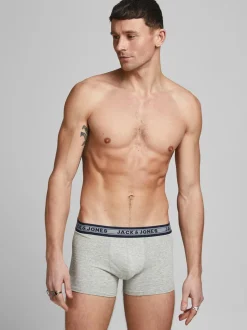 Solid 10-pak Trunks, Dark Grey Melange, XXL