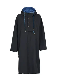 Solid Regnponcho, Black, XS/S