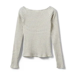 SomaSY Bluse, Grey Striped, 164 cm