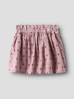 Somba Loose Fløjlsnederdel, Violet Ice, 122 cm