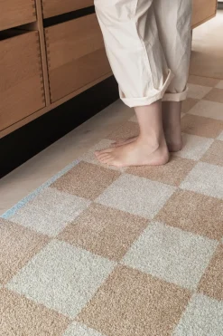 Square All-Round Løber, Camel, 77x240 cm