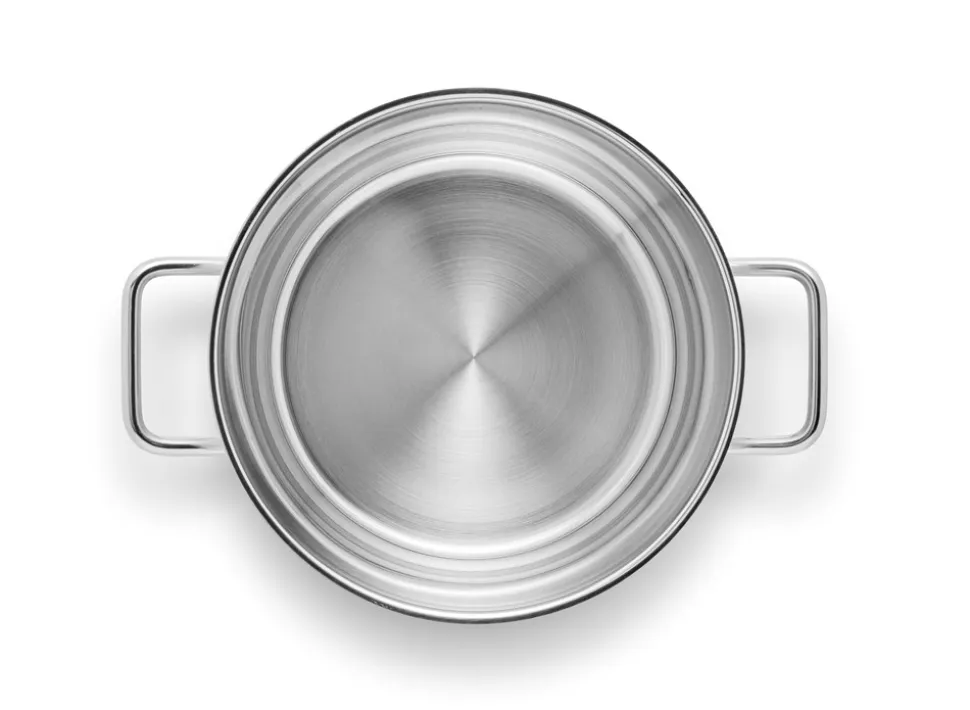 Stainless Steel Gryde, 6,5 L