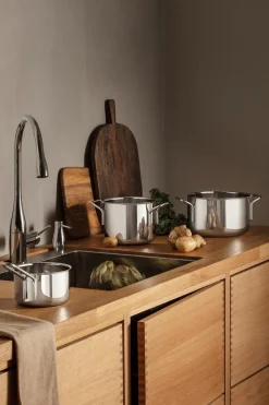 Stainless Steel Gryde, 3,6 L