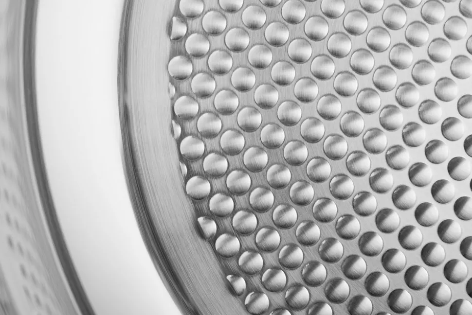 Stainless Steel Honeycomb Stegepande, Ø28 cm