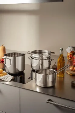 Stainless Steel Kasserolle, 1,8 L