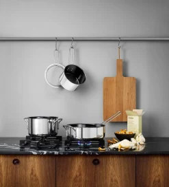 Stainless Steel Keramisk Slip-Let Kasserolle, 1,8 L