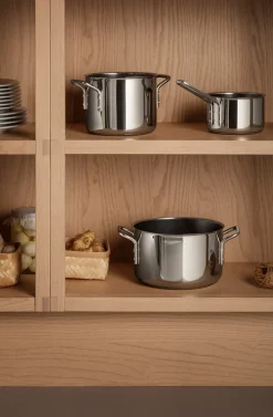 Stainless Steel Keramisk Slip-Let Kasserolle, 1,1 L